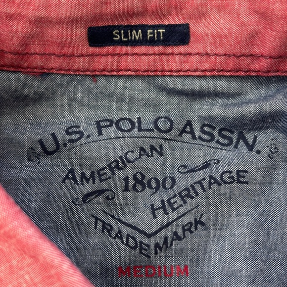 US Polo Assn American 1890 Heritage Button Down Shirt - Picture 2 of 9